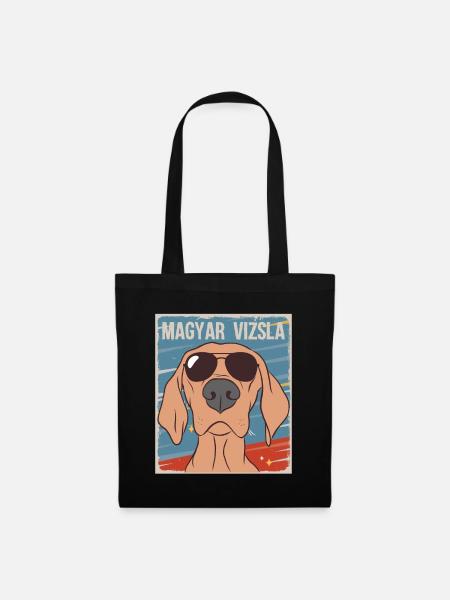Magyar Vizsla Hunde Hundebesitzer Geschenk - Stoffbeutel - Schwarz