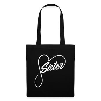 Sœur Cœur - Sac en tissu - noir - Devant