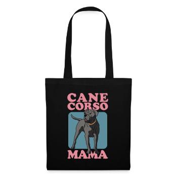 Cane Corso Mama Italiano Chien Maîtresse Cadeau - Sac en tissu - noir - Devant