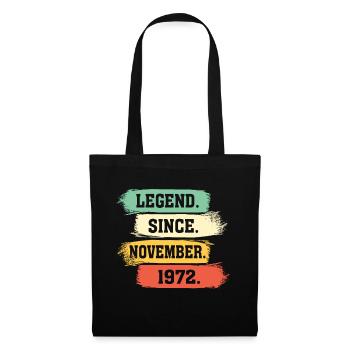 Légende depuis novembre 1972 - Sac en tissu - noir - Devant