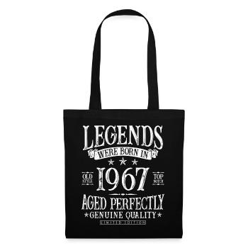 Né en 1967 Legends Cadeau d’anniversaire - Sac en tissu - noir - Devant