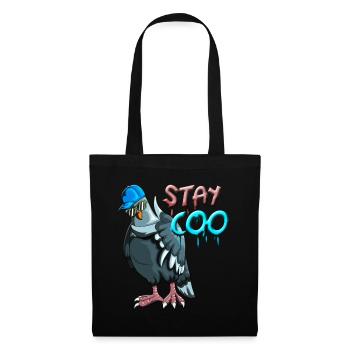 Bird Bird Watching Pigeons Birds Stay Coo Pigeon - Tote Bag - black - Front