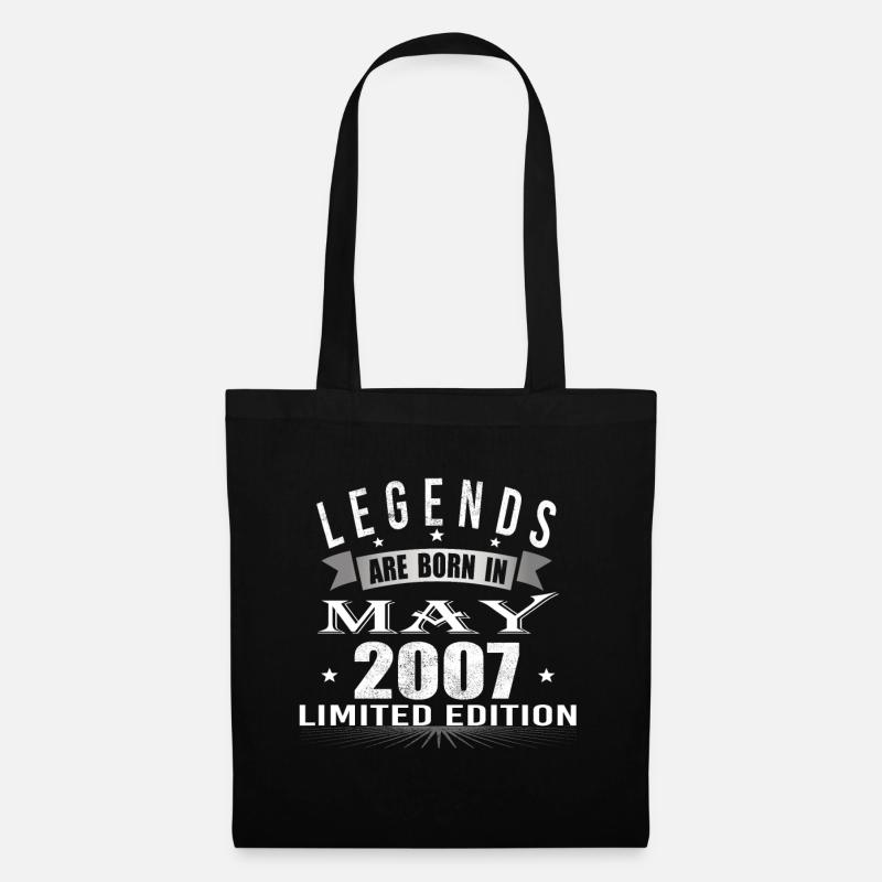 Legends born in March 2007 - Stoffbeutel - Schwarz