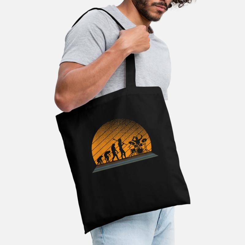 Drummer Drums Evolution Full Moon Stage Tote Bag