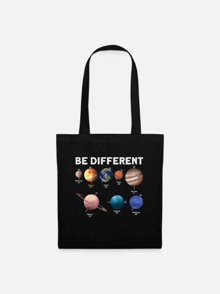 Be Different - Venus Planet Sonnensystem - Stoffbeutel - Schwarz