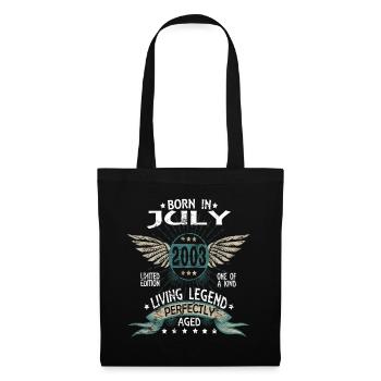 Legends Born in July 2003 - Stoffbeutel - Schwarz - Vorne
