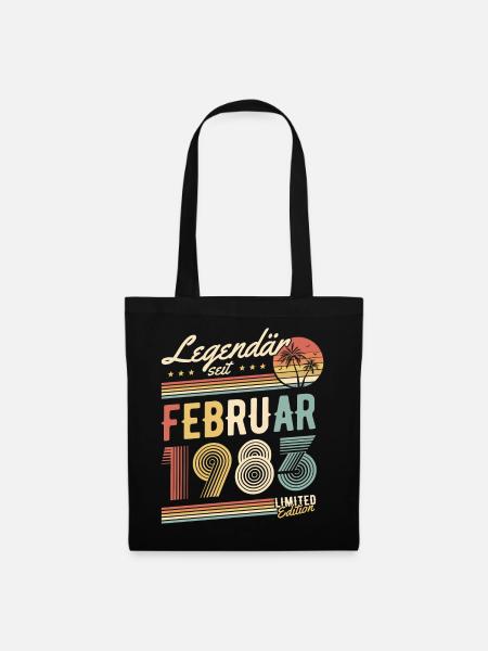Legendär Seit Februar 1983 Limited Edition - Stoffbeutel - Schwarz