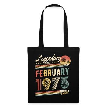 Limited Edition February 1973 - Tote Bag - black - Front