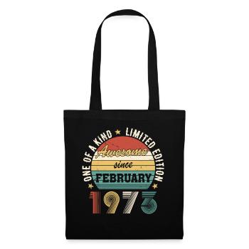 Awesome since February 1973 - Tote Bag - black - Front
