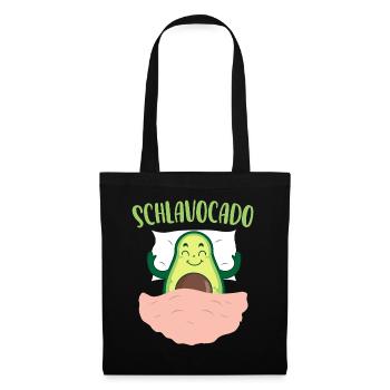 Schlavocado Avocado Chemise de sommeil officielle - Sac en tissu - noir - Devant