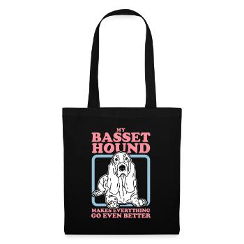 Basset Hound Dogs | Dog Owner Gift - Tote Bag - black - Front