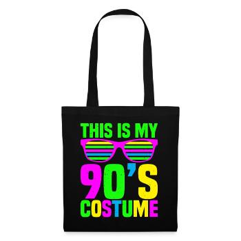 This is my 90s costume classic music lover - Tote Bag - black - Front