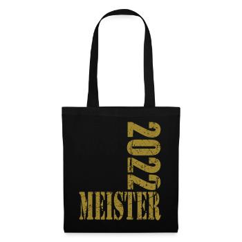 Meister 2022 Aufstiegstrikot 22 Liga Meister - Stoffbeutel - Schwarz - Vorne