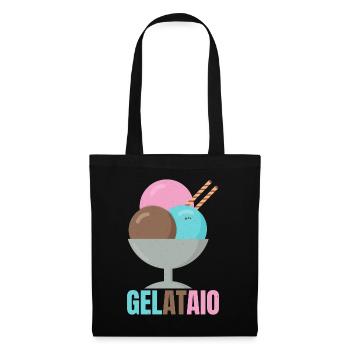 Gelataio Ice Cream Maker Sorbet Icicles Mochi - Tote Bag - black - Front