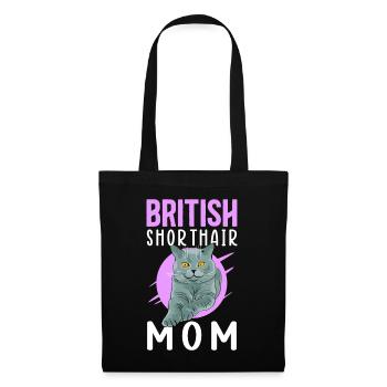 British Shorthair Mom British Shorthair Gift - Tote Bag - black - Front