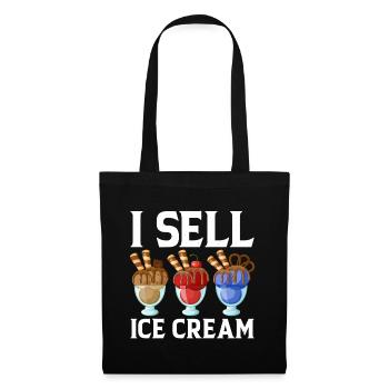 I Sell Ice Cream Sorbet Icicles Mochi - Tote Bag - black - Front