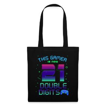 This Gamer Is Now 21 Double Digit 21. - Tote Bag - black - Front