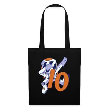 10th Birthday Astronaut 10 Years Space Galaxy - Tote Bag - black - Front