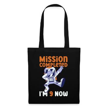 9th birthday astronaut 9 years - Tote Bag - black - Front