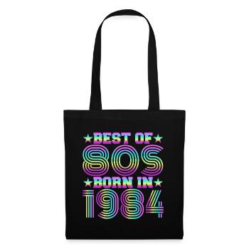 Le meilleur des années 80 Né en 1984 Vintage - Sac en tissu - noir - Devant
