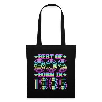Le meilleur des années 80 Né en 1985 Vintage - Sac en tissu - noir - Devant
