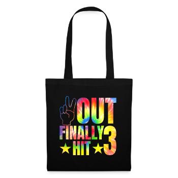 Out Enfin Hit 3 Year Old Celebrant 3. - Sac en tissu - noir - Devant