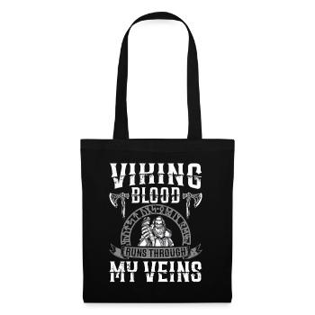 Le sang viking coule dans mes veines Us - Sac en tissu - noir - Devant