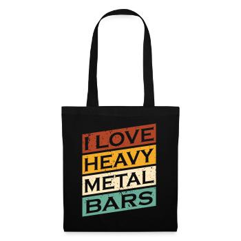 I love Heavy Metal Blacksmith Bladesmith - Tote Bag - black - Front