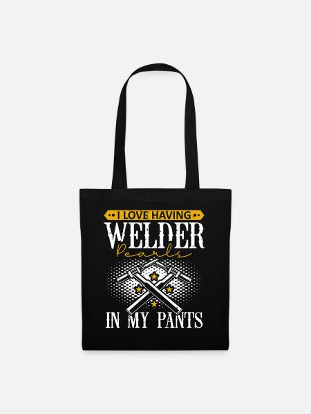 Welders Gifts, Funny Welder Welder Shirt, Welding - Tote Bag - black