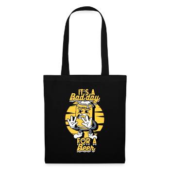 It's a bad day for a beer funnier - Tote Bag - black - Front