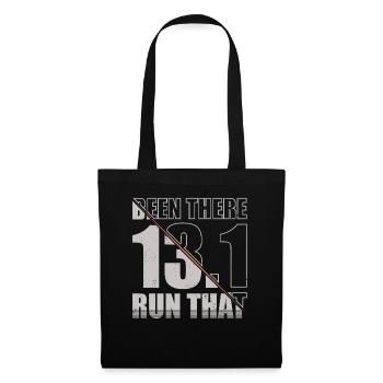 J’ai couru ce 13.1 Runner Marathon Trail - Sac en tissu - noir - Devant