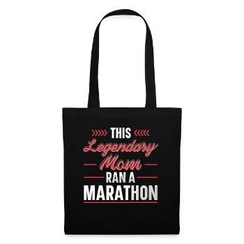 Vêtements légendaires de marathon de course de marathon - Sac en tissu - noir - Devant