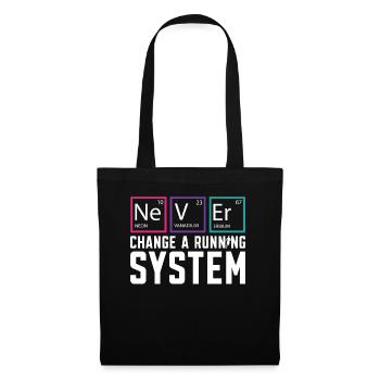 Never Change A Running System Runner Marathon - Tote Bag - black - Front