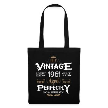 July 1961 born Legends Birthday - Tote Bag - black - Front