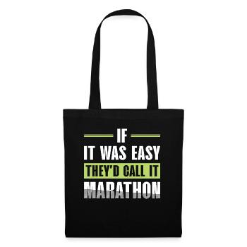 Xxxx Läufer-marathon-bekleidung - Stoffbeutel - Schwarz - Vorne