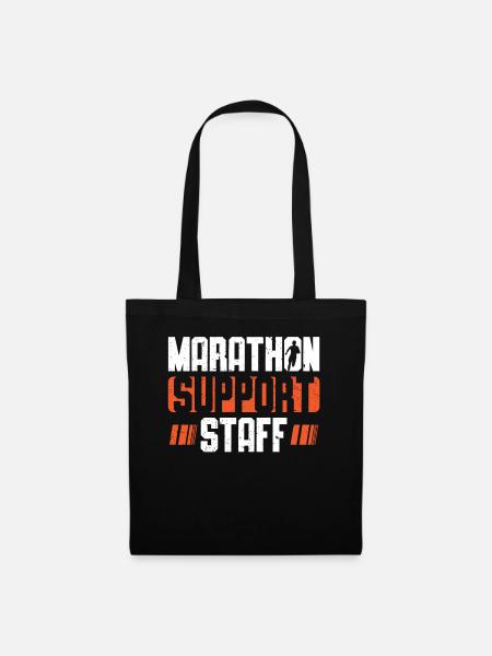 Support staff for marathon runners - Tote Bag - black
