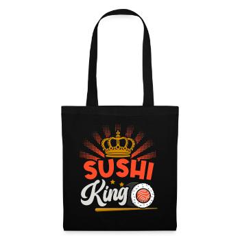 Sushi King Sushi Lovers Japon Japonais - Sac en tissu - noir - Devant