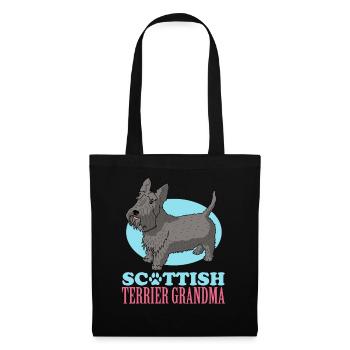 Scottish Terrier Grandma Dog Owner Gift - Tote Bag - black - Front