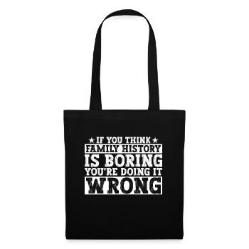 Genealogist Genealogist Family Tree Genealogist - Tote Bag - black - Front
