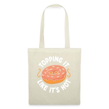 Le garnir comme s’il faisait chaud | Donut Lover Tshirt | - Sac en tissu - nature - Devant
