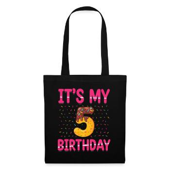 It's My 5th Birthday | Sprinkles Thematic - Tote Bag - black - Front