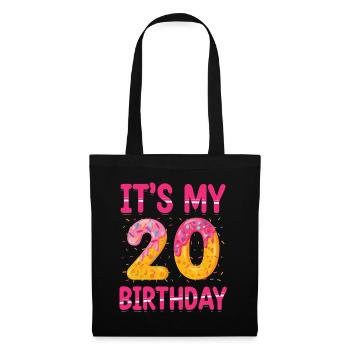 It's My 20th Birthday | Sprinkles Themed | - Tote Bag - black - Front