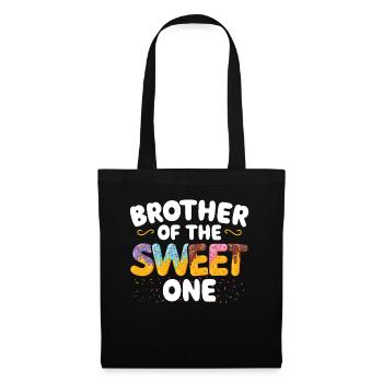 Brother Of sweet one a | Matching Family - Tote Bag - black - Front