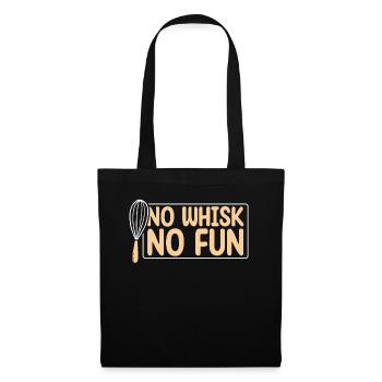 Pas de fouet Pas de plaisir | | chemise Baker Cuire des | de t-shirt - Sac en tissu - noir - Devant