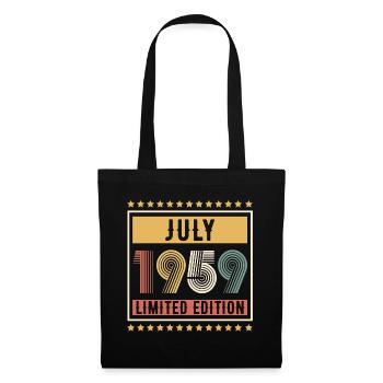 Vintage July 1959 Limited Edition Birthday - Tote Bag - black - Front