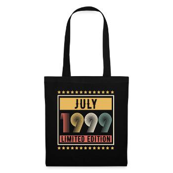 Vintage July 1999 Limited Edition Birthday - Tote Bag - black - Front