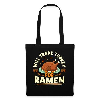 La Turquie échangerait-elle contre des ramen | - Sac en tissu - noir - Devant