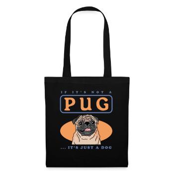 Pug Dog Dog Lover Dog Owner Gift - Tote Bag - black - Front