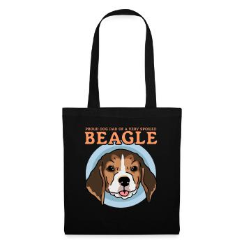 Beagle Dad Dog Owner Dog Owner Gift - Tote Bag - black - Front