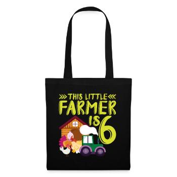 This small farmer is 6 farm more thematic - Tote Bag - black - Front